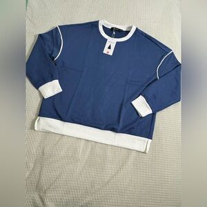 Zesica Blue Long Sleeve Top - Size S